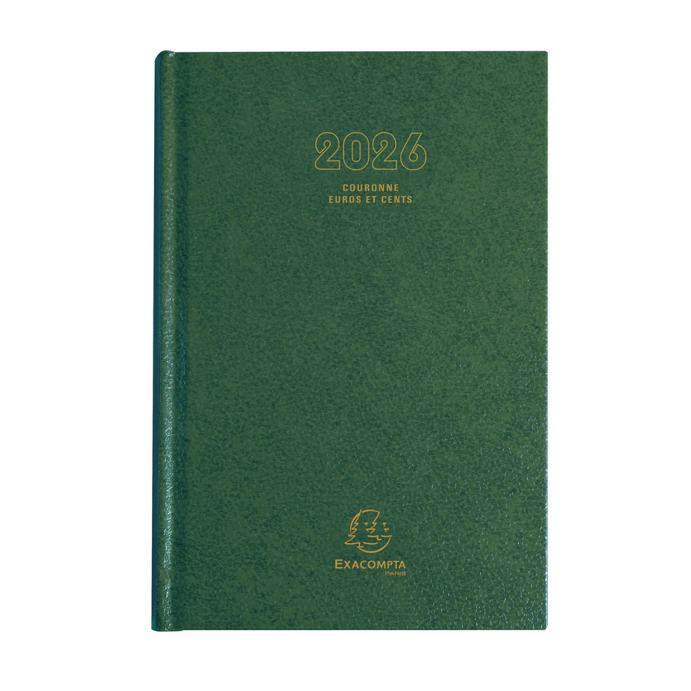 EXA Agenda Bureau Couronne Euros et Cents Journalier-Agenda-Exacompta-Papeterie du Dôme