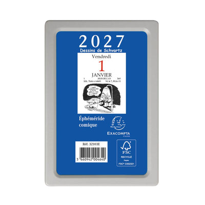 EXA Bloc Éphéméride Comique 65x97-Agenda-Exacompta-2027-Papeterie du Dôme