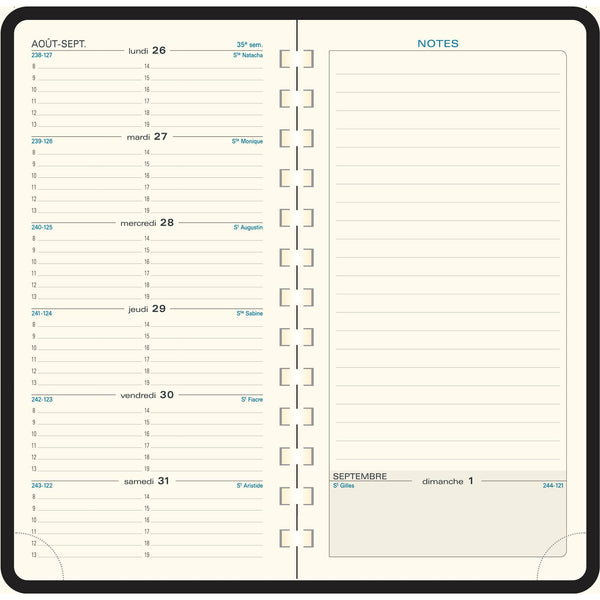 EXA Recharge Agenda Espace 17 S Semainier-Recharge Agenda-Exacompta-Papeterie du Dôme