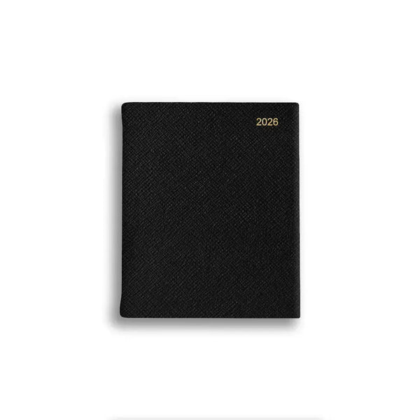 LSM Agenda Berkeley Desk Journalier-Agenda-Leathersmith of London-2026-Noir-Papeterie du Dôme