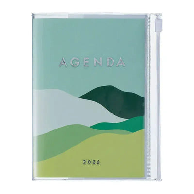 MARK'S Agenda A6 Mountain-Agenda-Mark's-2025-2026-Vert-Papeterie du Dôme