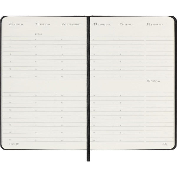 MSK Agenda Semainier Vertical Rigide 12 mois-Agenda-Moleskine-Papeterie du Dôme