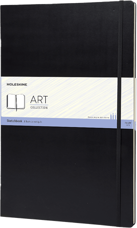 MSK Album Croquis Art Collection-Carnet-Moleskine-Noir-A3 29,7x42-Croquis-Papeterie du Dôme