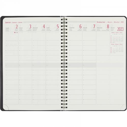 OBE Agenda Semainier de Bureau 25 Chicago-Agenda-Oberthur-Papeterie du Dôme