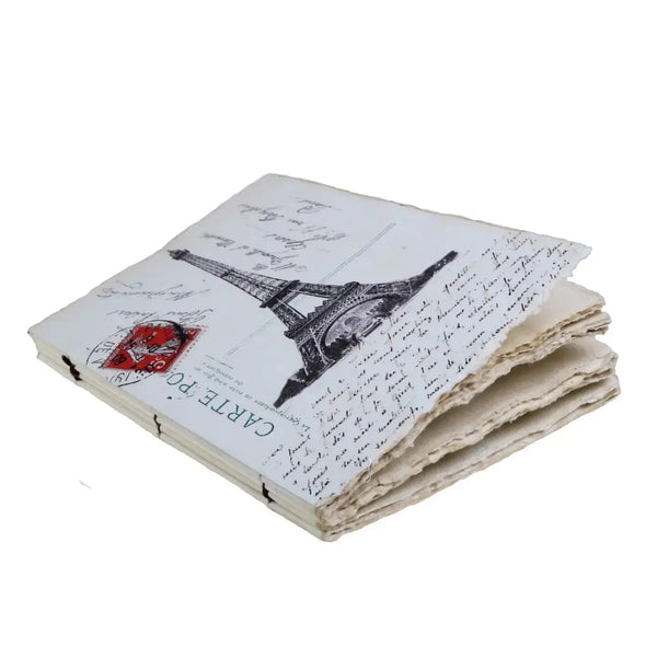 PGM Carnet A6 Tour Eiffel Parchemin-Carnet-Epigr'AM-Papeterie du Dôme