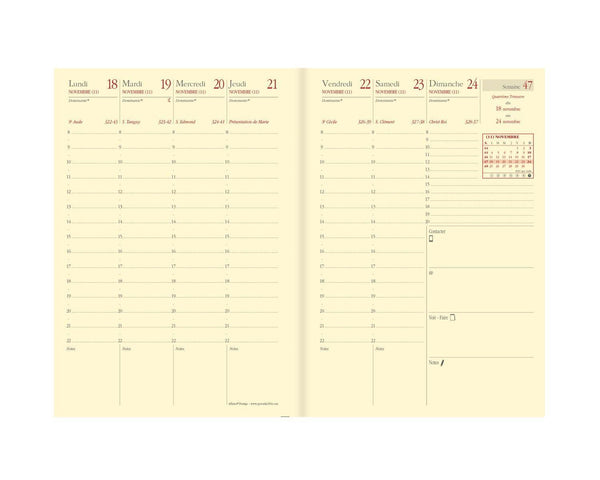 QVD Recharge Agenda Affaires Prestige-Recharge Agenda-Quo Vadis-Papeterie du Dôme