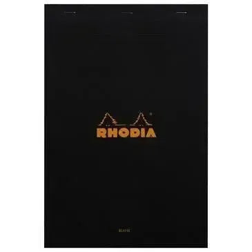 RHD Bloc N°19 Noir A4+-Bloc-Rhodia-Ligné-Noir-Papeterie du Dôme