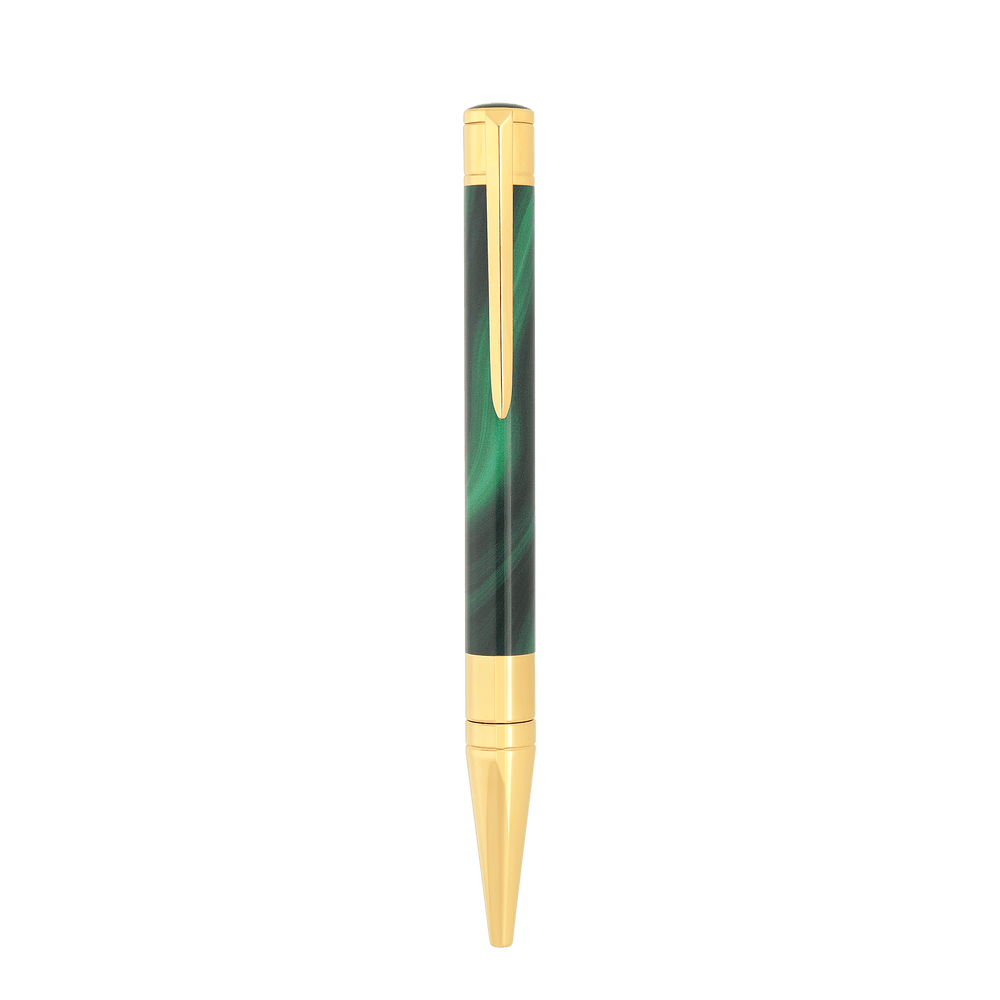 STD Initial Géode Vert Doré Stylo Bille-Stylo Bille-S.T. Dupont-Papeterie du Dôme