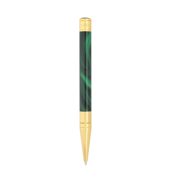 STD Initial Géode Vert Doré Stylo Bille-Stylo Bille-S.T. Dupont-Papeterie du Dôme