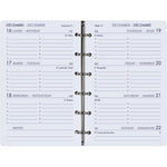 AGM Agenda Moderne Modulable Mini Organiseur Format 13 Pekari Cuir de Porc 124x80-Agenda-Agenda Moderne-Papeterie du Dôme