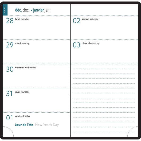 EXA Agenda Easytime 17 Mini Labo Semainier-Agenda-Exacompta-Papeterie du Dôme
