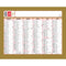 EXA Calendrier Tricolore Neutre 13x17