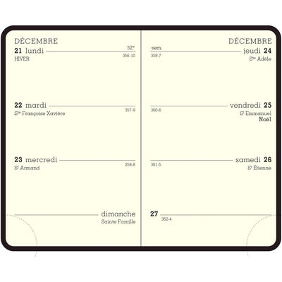 EXA Recharge Agenda Semainier 7.5x11.5-Recharge Agenda-Exacompta-2027-Papeterie du Dôme
