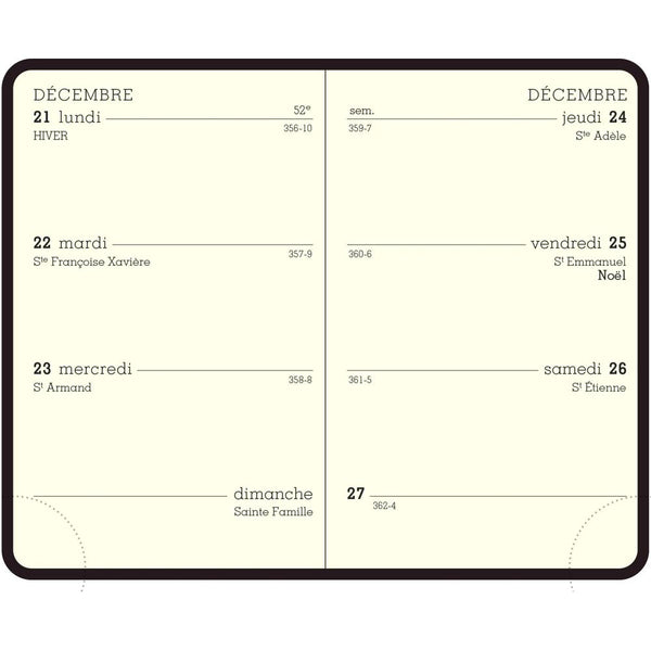 EXA Recharge Agenda Semainier 7.5x11.5-Recharge Agenda-Exacompta-2027-Papeterie du Dôme