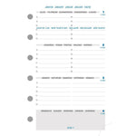 EXA Recharge Exatime 14 Sem/2Pages Horizontale SAD-Recharge Agenda-Exacompta-Papeterie du Dôme