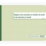 EXA Registre des Contrôles de Santé et de Sécurité 24x32-Registre-Exacompta-Papeterie du Dôme