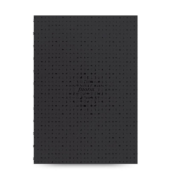 FFX A4 Recharge Notebook Carnet Icon-Recharge-Filofax-Noir-Papeterie du Dôme