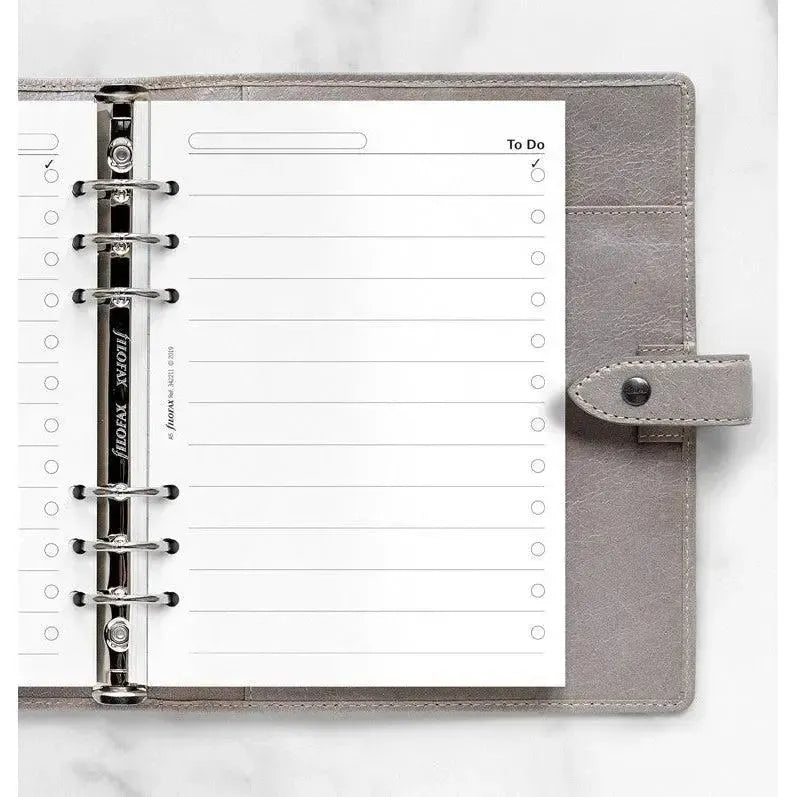 FFX A5 Accessoire Feuilles To Do-Recharge-Filofax-Papeterie du Dôme