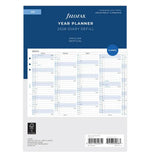 FFX A5 Agenda Planning vertical en Anglais-Recharge Agenda-Filofax-2028-Papeterie du Dôme