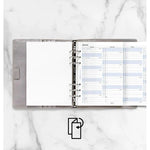 FFX A5 Agenda Planning vertical en Anglais-Recharge Agenda-Filofax-Papeterie du Dôme