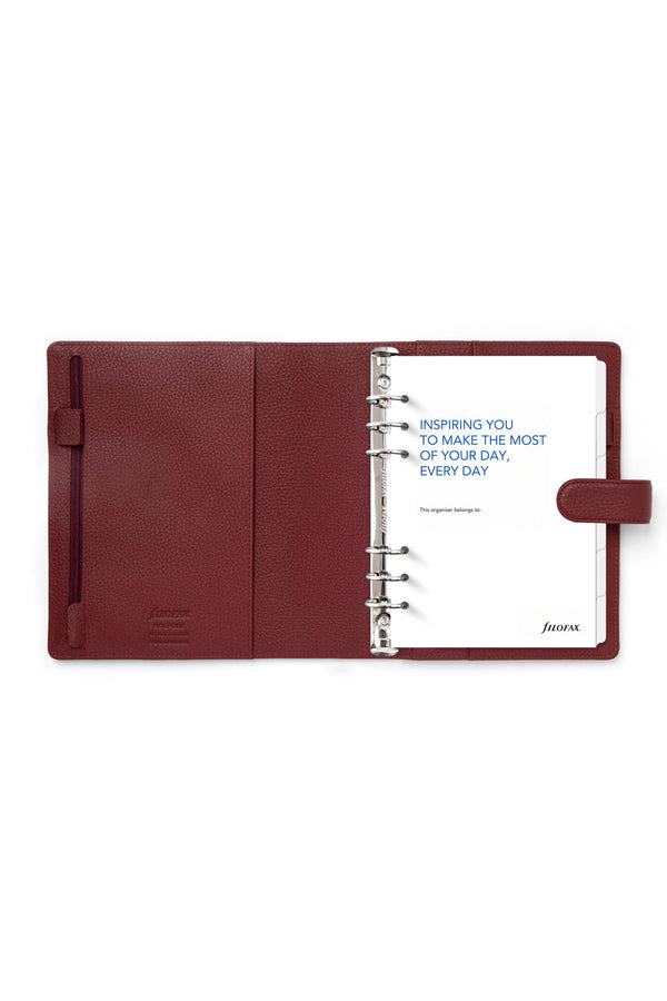 FFX A5 Organiseur Norfolk Anneaux Standard-Organiseur A5-Filofax-Cassis-Papeterie du Dôme