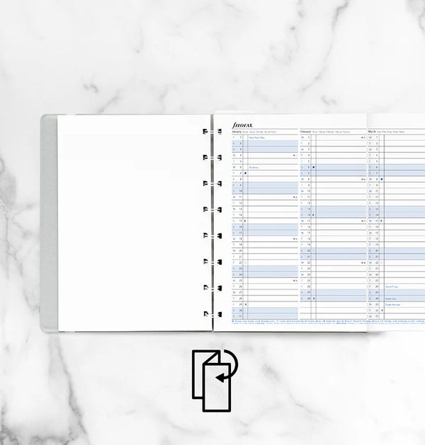 FFX A5 Recharge Notebook Planner Annuel-Recharge Notebook-Filofax-Papeterie du Dôme