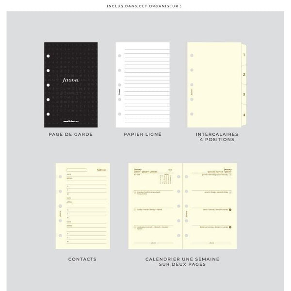 FFX Mini Organiseur Malden-Organiseur-Filofax-Papeterie du Dôme
