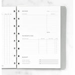 FFX Notebook A5 Expense Tracker-Recharge-Filofax-Papeterie du Dôme