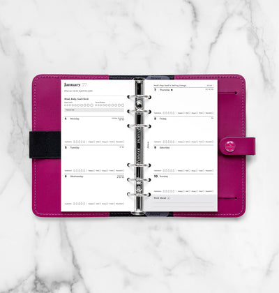 FFX Personal Recharge Semaine/2 Pages Trendy Ultimate Life Companion-Recharge Agenda-Filofax-Papeterie du Dôme