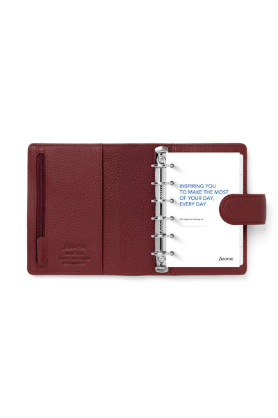 FFX Pocket Organiseur Norfolk Anneaux Standard-Organiseur Pocket-Filofax-Cassis-Papeterie du Dôme