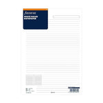FFX Recharge A4 Feuilles Lignées Blanches-Recharge-Filofax-Papeterie du Dôme