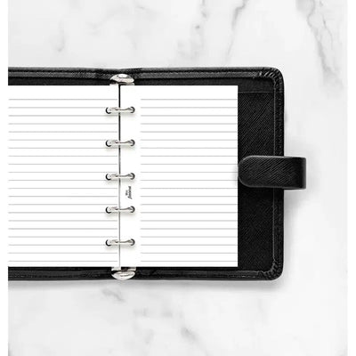FFX Recharge Mini Feuilles Lignées Blanc-Recharge-Filofax-Papeterie du Dôme