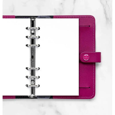 FFX Recharge Personal Feuilles Unies Blanches x100-Recharge-Filofax-Papeterie du Dôme