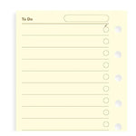 FFX Recharge Pocket Cream To Do-Autres Recharges Agenda-Filofax-Papeterie du Dôme