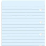 FFX Recharge Pocket Feuilles Lignées-Autres Recharges Agenda-Filofax-Bleues-Papeterie du Dôme