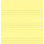 FFX Recharge Pocket Feuilles Lignées-Autres Recharges Agenda-Filofax-Jaunes-Papeterie du Dôme