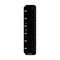 FFX Refill Pocket Ruler Black Bookmark