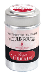 HERBIN Boite 6 Cartouches Paris-Encre-Herbin-Moulin rouge-Papeterie du Dôme