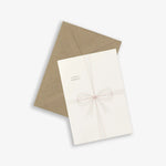 KTK Greeting Card-Carterie-Kartotek-Bow-Papeterie du Dôme