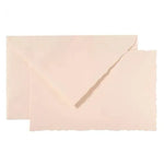 LALO Vergé 10 Cartes avec Enveloppes 97x152 Cranté-Correspondance-Lalo-Rose-Papeterie du Dôme