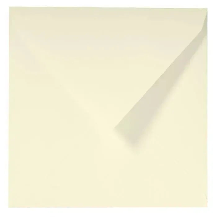 LALO Vergé 25 Enveloppes 140x140-Enveloppes-Lalo-Ivoire-Papeterie du Dôme