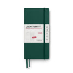 LCHT Agenda Wallet Semainier & Carnet Pointillés Rigide - Anglais-Agenda-Leuchtturm 1917-2026-Forest green-A5-Papeterie du Dôme