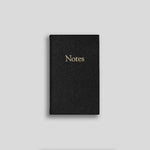 LSM Notebook Ligné Regent-Carnet-Leathersmith of London-Noir-Papeterie du Dôme