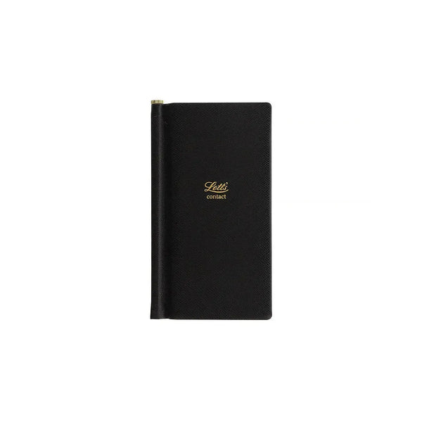 LTT Legacy Slim Carnet d'Adresse-Carnet d'adresse-Letts-Noir-Papeterie du Dôme