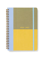 Letts Agenda Colour Block A5 Journalier Académique-Agenda-Letts-2026-2027-Lime-Papeterie du Dôme