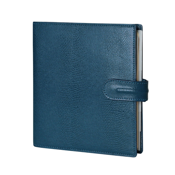 MGN Agenda Orgnaiseur AK17 Borneo Patte-Agenda Cuir-Mignon-Bleu canard-Papeterie du Dôme
