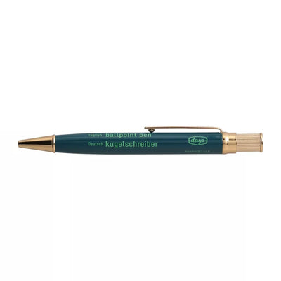 MKS Plaqué Or Laiton Stylo Bille-Stylo Bille-Mark's-Navy-Papeterie du Dôme