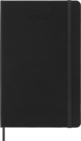 MSK Agenda Journalier Rigide 18 mois-Agenda-Moleskine-2026-2027-Noir-Large 13x21-Papeterie du Dôme