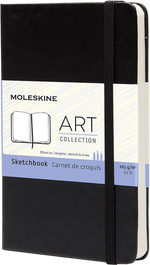 MSK Album Croquis Art Collection-Carnet-Moleskine-Noir-Pocket 9x14-Croquis-Papeterie du Dôme