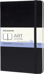 MSK Album Croquis Art Collection-Carnet-Moleskine-Noir-Large 13x21-Croquis-Papeterie du Dôme